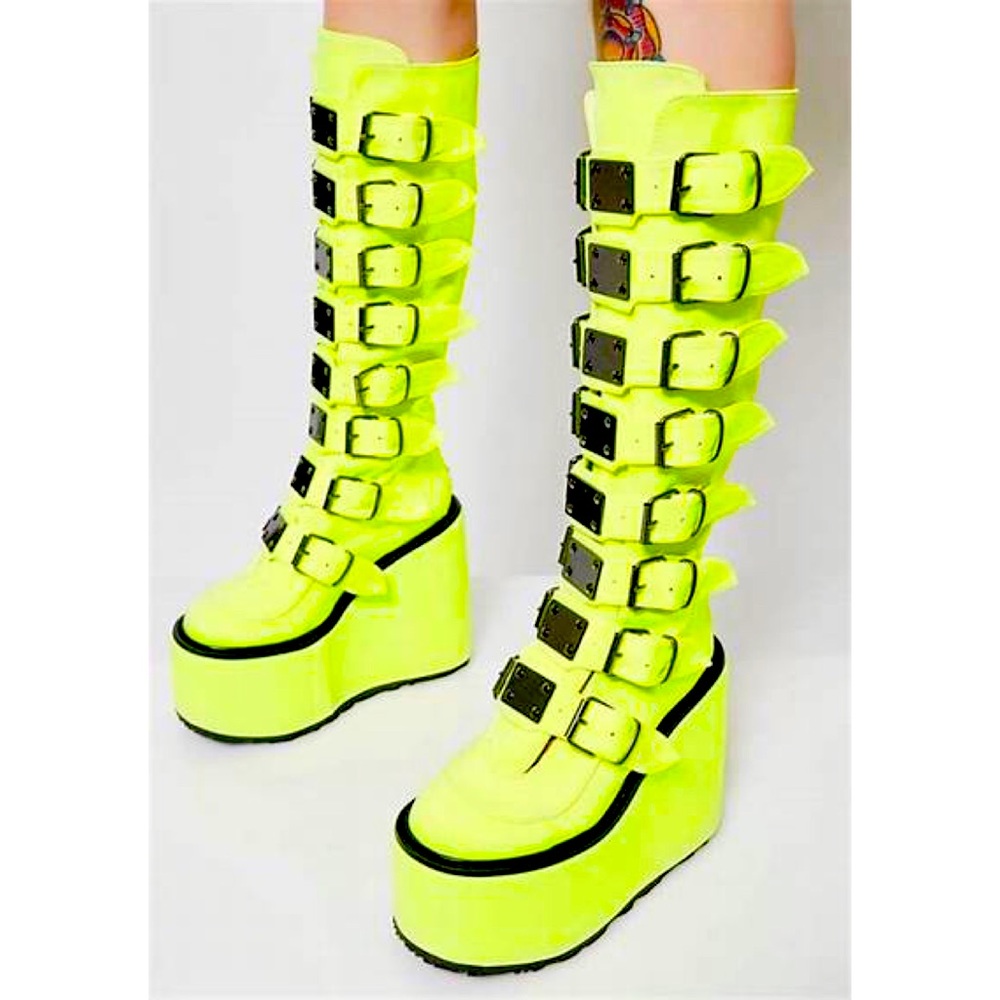 Demonia Tongue Twizt Trinity Boots